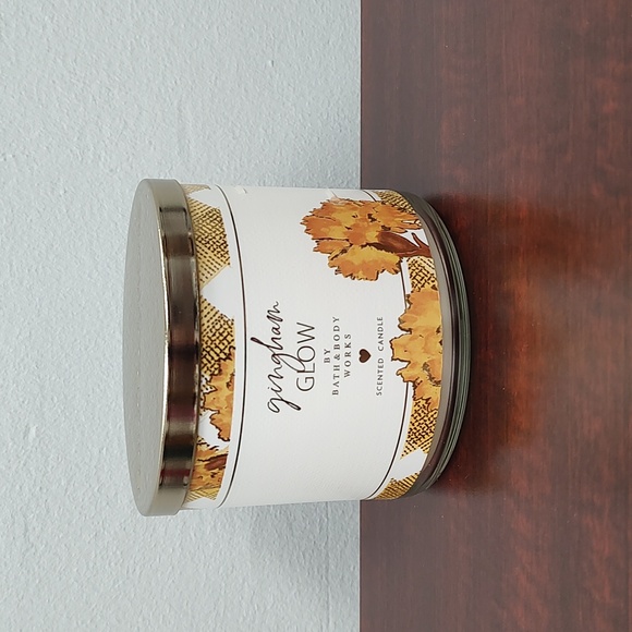 Bath & Body Works | Accents | Bath Body Works Gingham Glow 3wick Candle ...